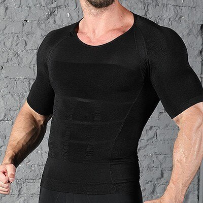 Camiseta tonificadora corporal ultraduradera de tejido transpirable