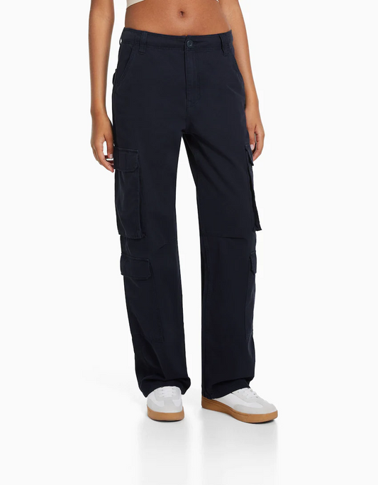 Último día 50% de descuento🎁 Pantalones cargo de pierna recta ajustables