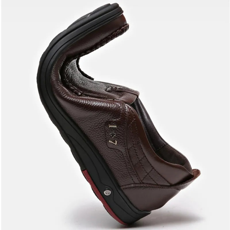 Zapatos ortopédicos para caminar para hombre 2024, zapatos Oxford de cuero para negocios