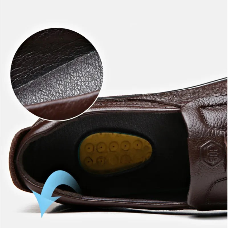 Zapatos ortopédicos para caminar para hombre 2024, zapatos Oxford de cuero para negocios