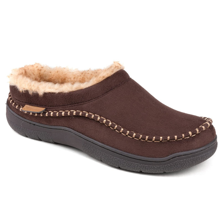 Zapatillas ortopédicas de felpa cálidas y antideslizantes con punta ancha para hombre (¡Oferta especial del 45%!)