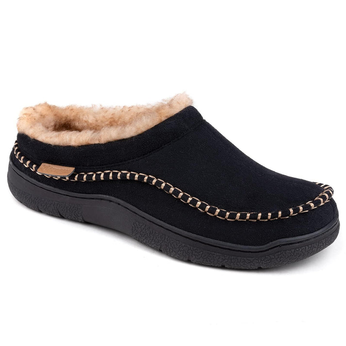 Zapatillas ortopédicas de felpa cálidas y antideslizantes con punta ancha para hombre (¡Oferta especial del 45%!)