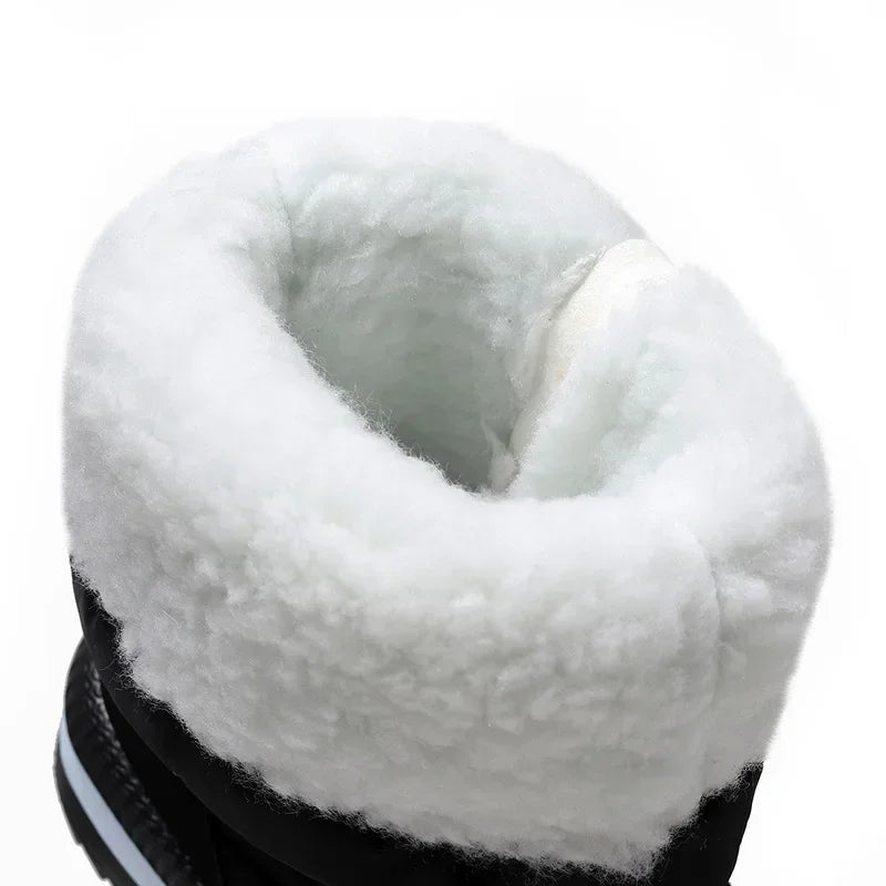 🔥🔥Botas de nieve de piel sintética antideslizantes e impermeables de primera calidad para mujer