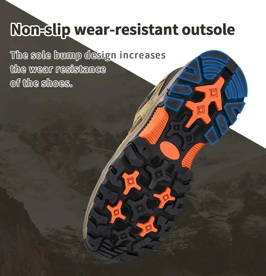 Oferta de esta semana: 70% de descuento en zapatos de trabajo ortopédicos ligeros y cómodos para exteriores para hombre.