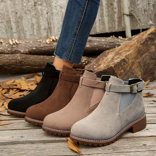 LAST DAY 50% OFFā¤ļø Womenās Orthopedic Comfort Fall Ankle Boots