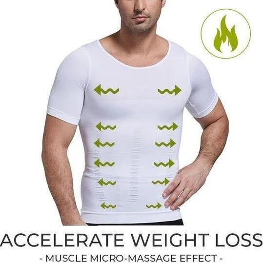 Camiseta tonificadora corporal ultraduradera de tejido transpirable