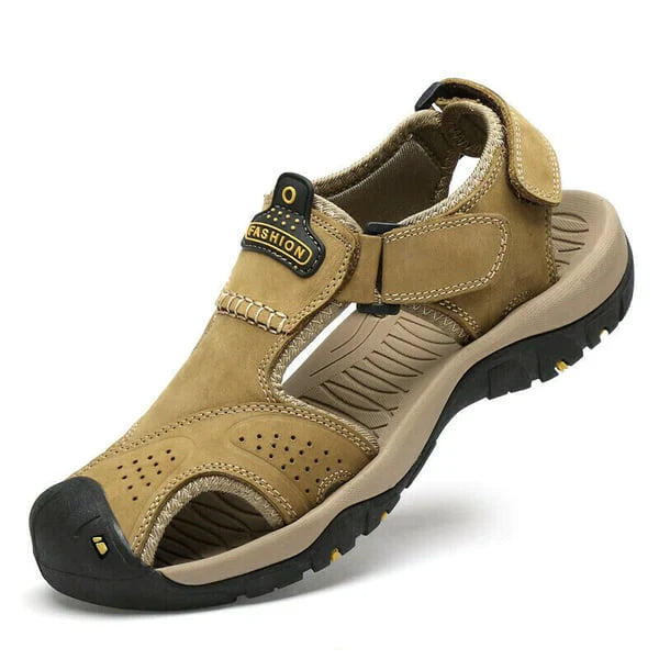 Oferta de esta semana: 70% de descuento🔥 Sandalias ortopédicas de cuero para exteriores de verano para hombre
