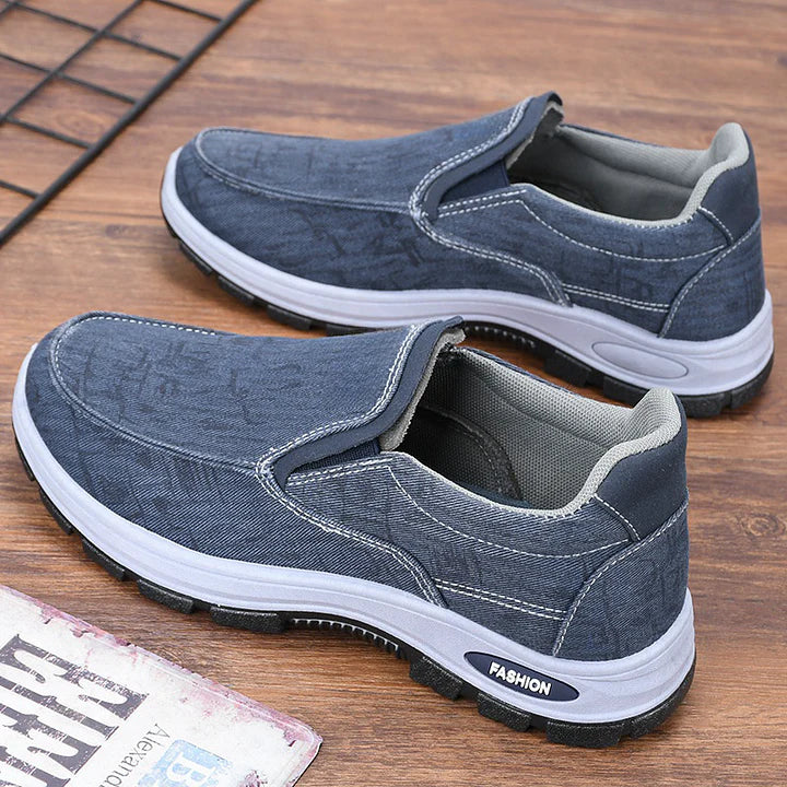 ¡Oferta especial! ¡45% de descuento! Nuevos zapatos ortopédicos sin cordones para hombre, zapatos cómodos para caminar.