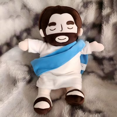 🔥Oferta de Black Friday 49% de descuento🎄Conforting Christ - Peluche Jesús Respirando