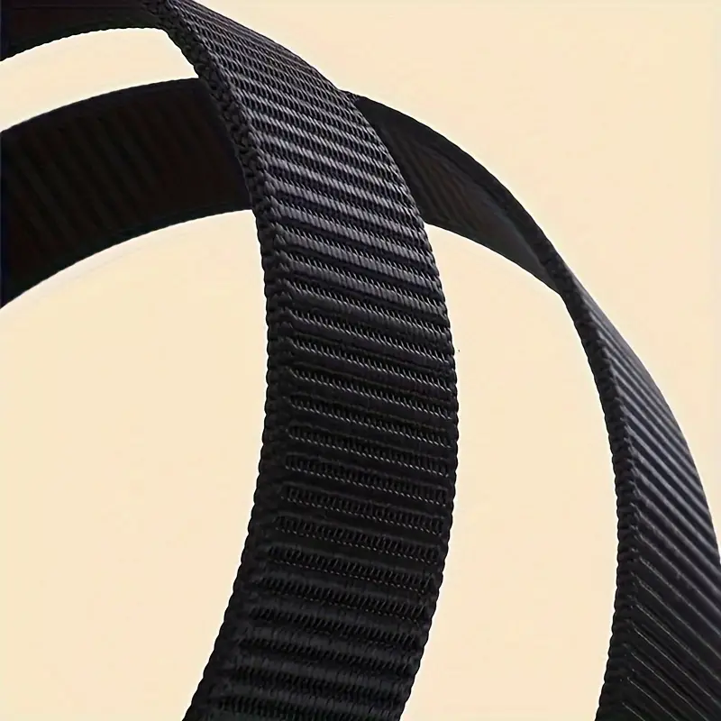 Cinturón de lona elegante para hombre con hebilla automática