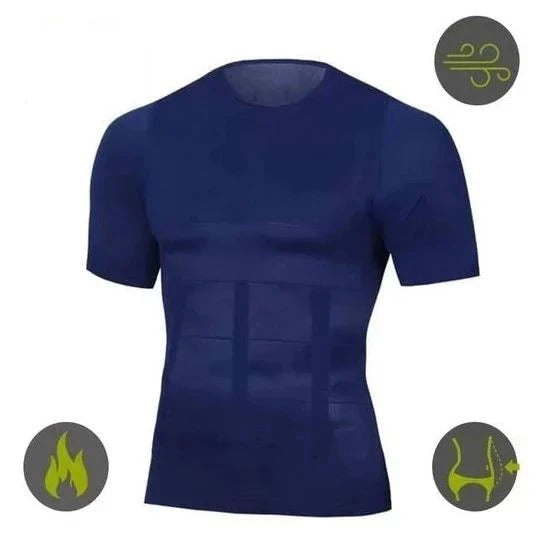 Camiseta tonificadora corporal ultraduradera de tejido transpirable