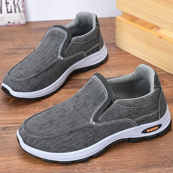 ¡Oferta especial! ¡45% de descuento! Nuevos zapatos ortopédicos sin cordones para hombre, zapatos cómodos para caminar.