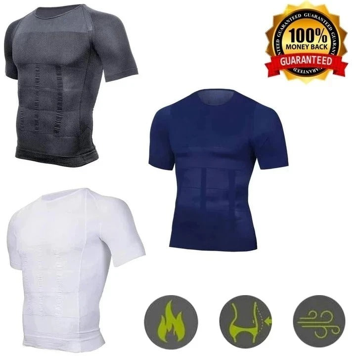 Camiseta tonificadora corporal ultraduradera de tejido transpirable