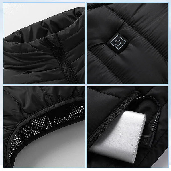 Chaleco térmico calefactable