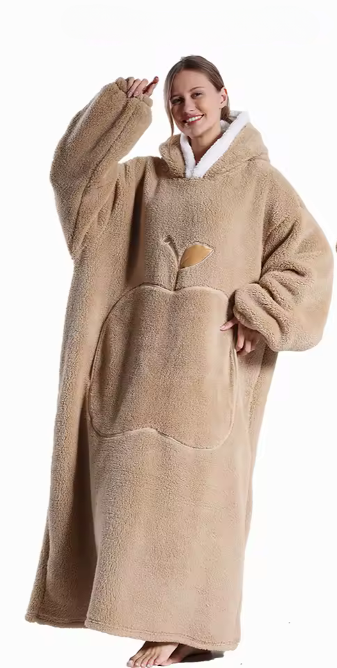 Último día 49% de descuento ❤️ Sudadera con capucha y manta extragrande CozyBoo™