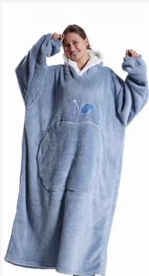 Último día 49% de descuento ❤️ Sudadera con capucha y manta extragrande CozyBoo™