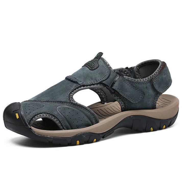 Oferta de esta semana: 70% de descuento🔥 Sandalias ortopédicas de cuero para exteriores de verano para hombre