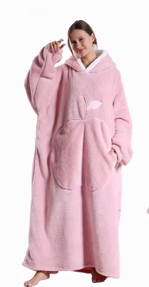 Último día 49% de descuento ❤️ Sudadera con capucha y manta extragrande CozyBoo™