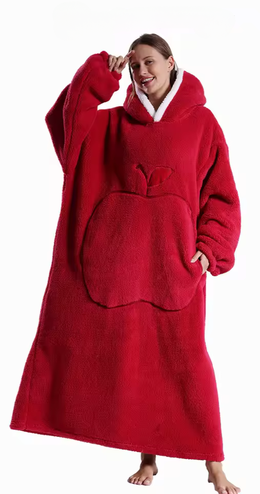 Último día 49% de descuento ❤️ Sudadera con capucha y manta extragrande CozyBoo™