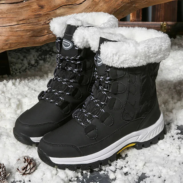 🔥Último día: 50% de descuento 🔥Botas de nieve cálidas con forro polar de moda para mujer