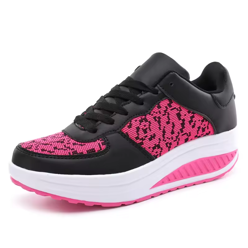Oferta de primavera: 49 % de descuento💝 Zapatillas ortopédicas de plataforma de cuero con cordones para mujer: calzado informal para caminar