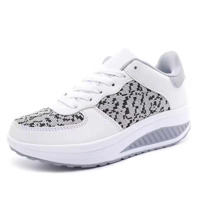Oferta de primavera: 49 % de descuento💝 Zapatillas ortopédicas de plataforma de cuero con cordones para mujer: calzado informal para caminar