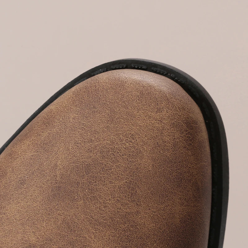 OFERTA CALIENTE 45% DE DESCUENTOš„Nuevas botas de media caƱa vintage de punta redonda para mujer OtoƱo Invierno