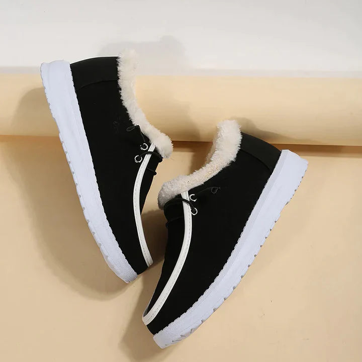 🔥Oferta de esta semana 50% de descuento🔥Zapatos de mujer con cordones, lona, tacón plano, zapatos casuales de algodón
