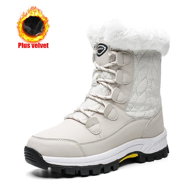 🔥Último día: 50% de descuento 🔥Botas de nieve cálidas con forro polar de moda para mujer