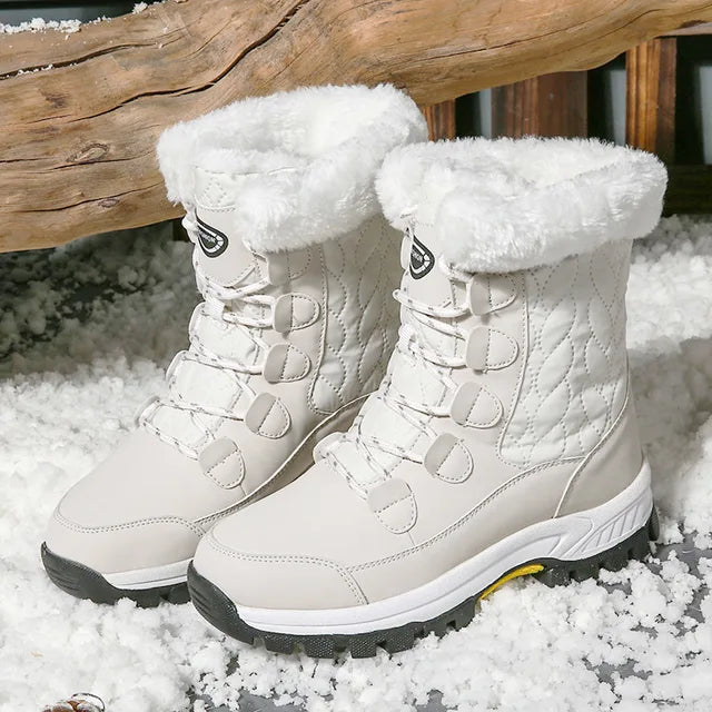🔥Último día: 50% de descuento 🔥Botas de nieve cálidas con forro polar de moda para mujer