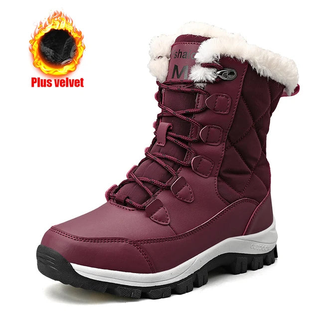 🔥Último día: 50% de descuento 🔥Botas de nieve cálidas con forro polar de moda para mujer