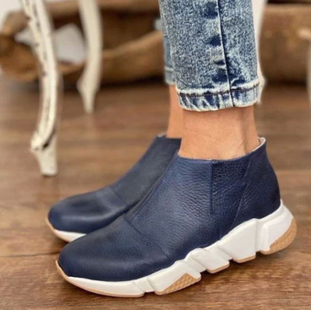 VENTA CALIENTE 45% DE DESCUENTO🔥Botines de Cuero Premium para Mujer, Botas Cómodas para Caminar