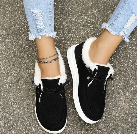 🔥Oferta de esta semana 50% de descuento🔥Zapatos de mujer con cordones, lona, tacón plano, zapatos casuales de algodón
