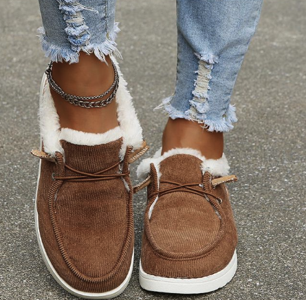 🔥Oferta de esta semana 50% de descuento🔥Zapatos de mujer con cordones, lona, tacón plano, zapatos casuales de algodón