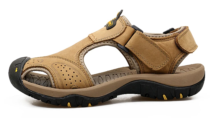 Oferta de esta semana: 70% de descuento🔥 Sandalias ortopédicas de cuero para exteriores de verano para hombre