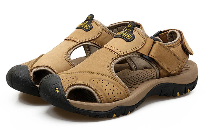 Oferta de esta semana: 70% de descuento🔥 Sandalias ortopédicas de cuero para exteriores de verano para hombre