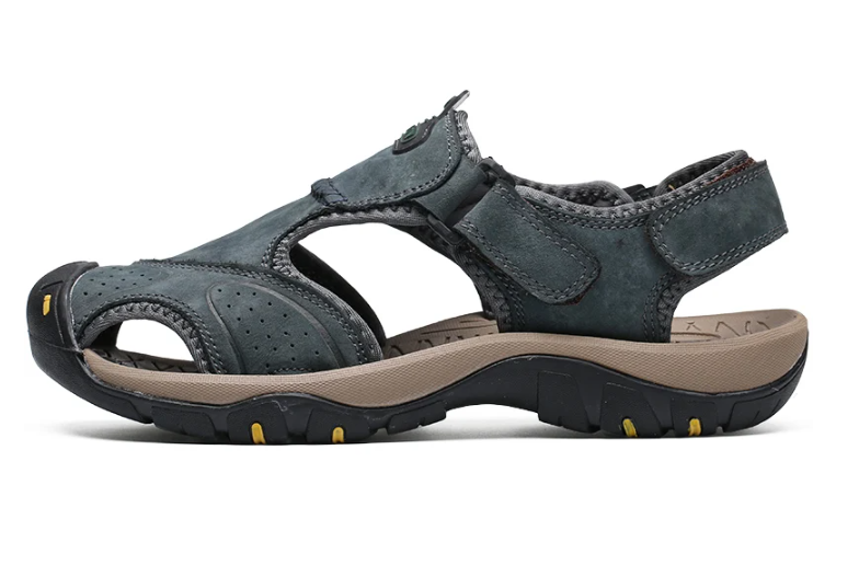 Oferta de esta semana: 70% de descuento🔥 Sandalias ortopédicas de cuero para exteriores de verano para hombre