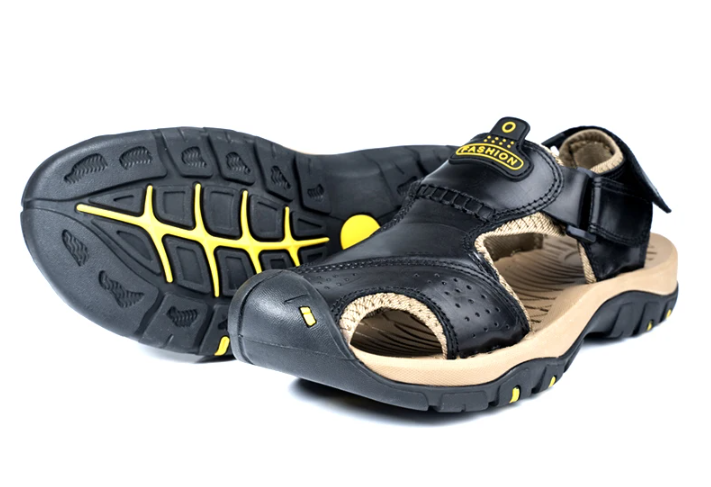 Oferta de esta semana: 70% de descuento🔥 Sandalias ortopédicas de cuero para exteriores de verano para hombre