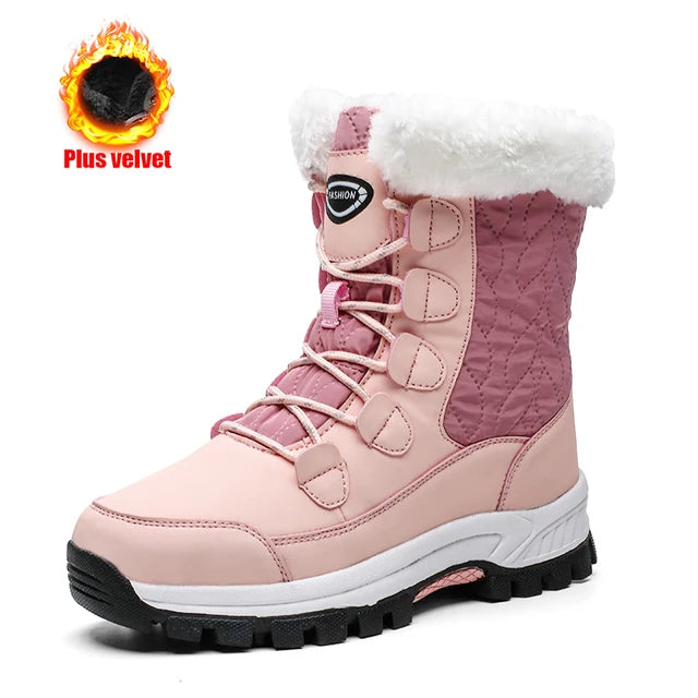 🔥Último día: 50% de descuento 🔥Botas de nieve cálidas con forro polar de moda para mujer