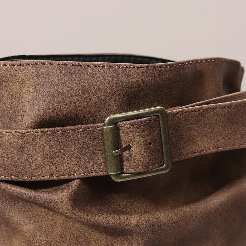 OFERTA CALIENTE 45% DE DESCUENTOš„Nuevas botas de media caƱa vintage de punta redonda para mujer OtoƱo Invierno