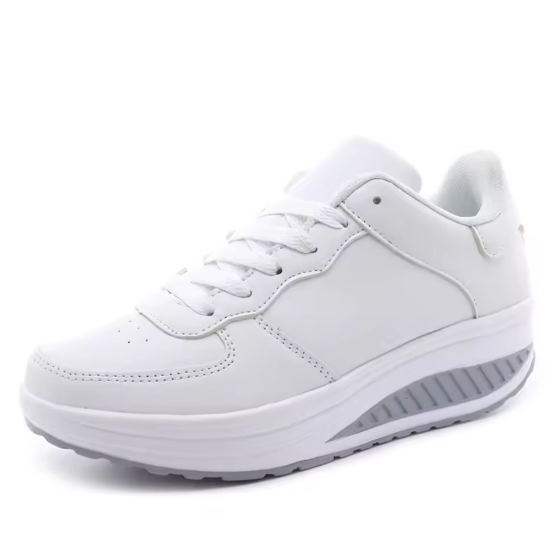 Oferta de primavera: 49 % de descuento💝 Zapatillas ortopédicas de plataforma de cuero con cordones para mujer: calzado informal para caminar
