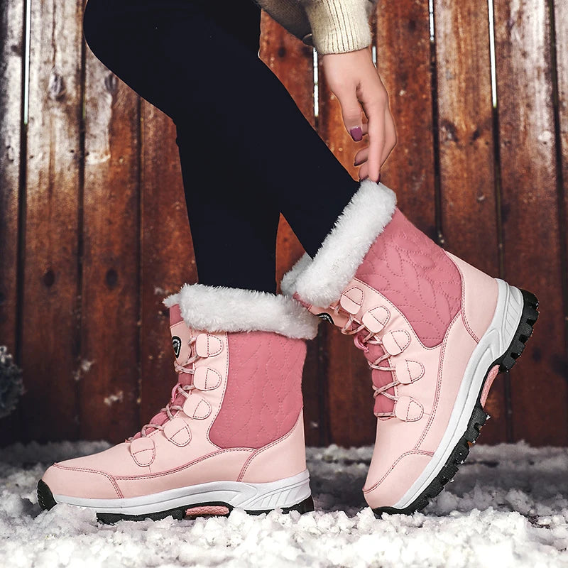 🔥Último día: 50% de descuento 🔥Botas de nieve cálidas con forro polar de moda para mujer