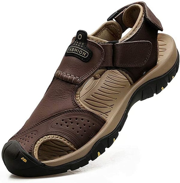 Oferta de esta semana: 70% de descuento🔥 Sandalias ortopédicas de cuero para exteriores de verano para hombre