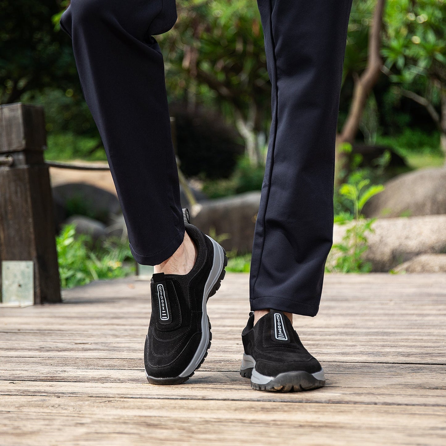 OFERTA CALIENTE 45% DE DESCUENTO🔥 Zapatos ortopédicos impermeables sin cordones para hombre