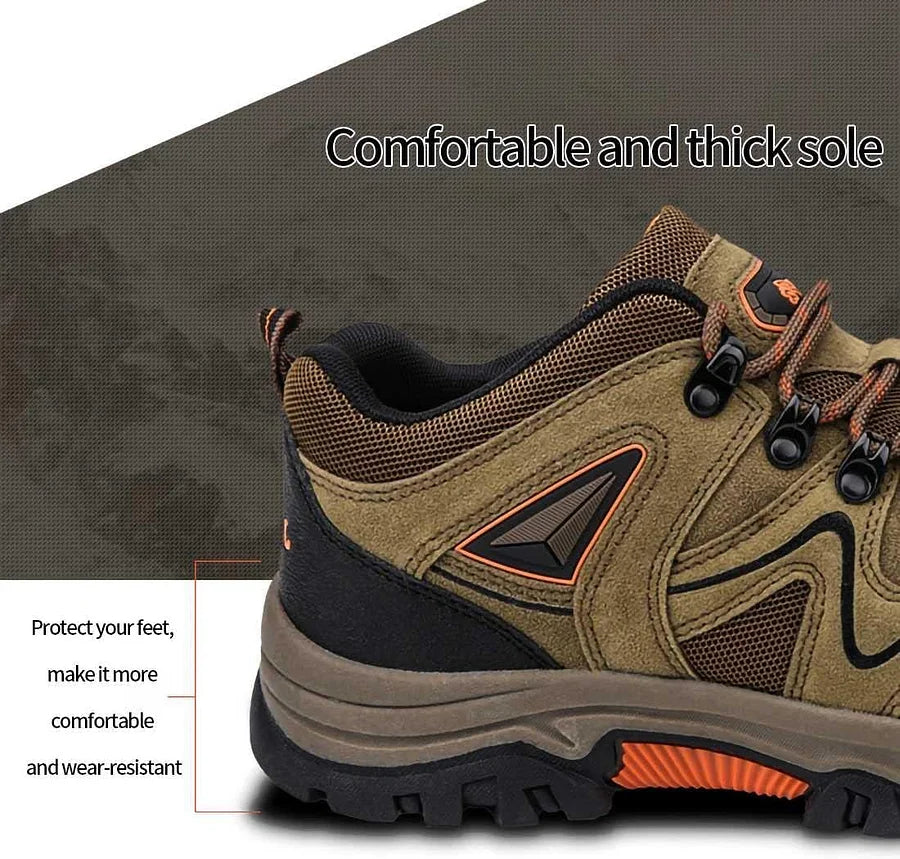 Oferta de esta semana: 70% de descuento en zapatos de trabajo ortopédicos ligeros y cómodos para exteriores para hombre.