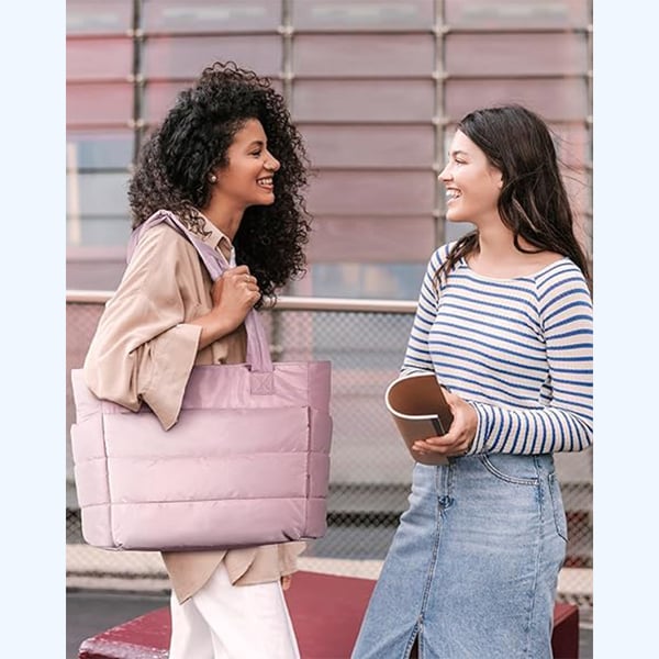 ¡Tendencia HOT -49% de descuento! Bolso tote ligero con diseño de nubes