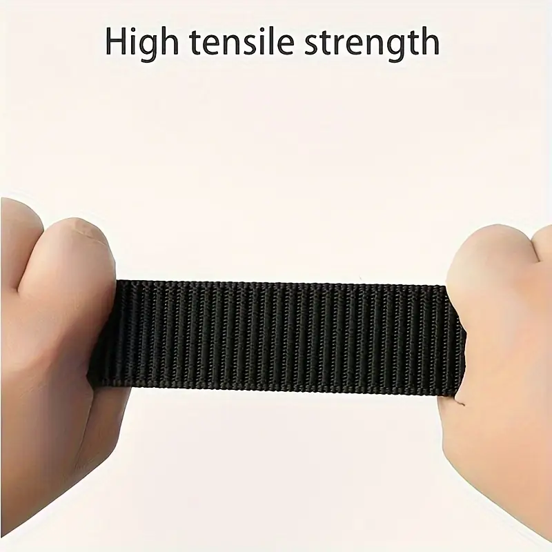 Cinturón de lona elegante para hombre con hebilla automática