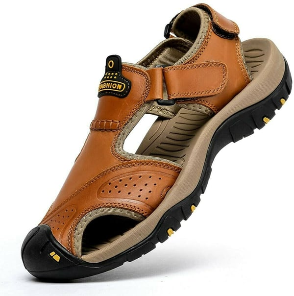 Oferta de esta semana: 70% de descuento🔥 Sandalias ortopédicas de cuero para exteriores de verano para hombre