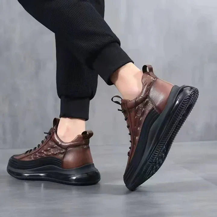 🔥Oferta de esta semana: 70% de descuento🔥Zapatillas casuales con amortiguación de aire para hombre, zapatillas informales antideslizantes con elevación de altura