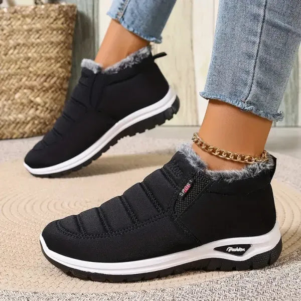 Último día 49% de descuento❤️ Botas de invierno cálidas con forro de piel de oveja para mujer